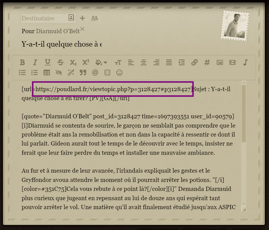 Image postée par le membre
